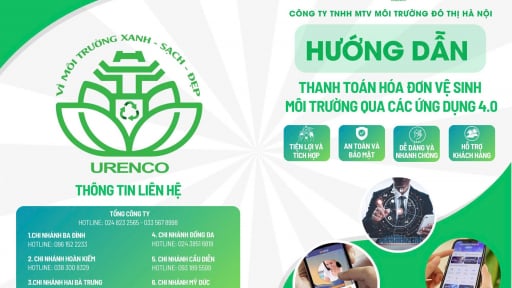 Thanh toán tiền dịch vụ vệ sinh môi trường an toàn, tiện lợi, nhanh chóng