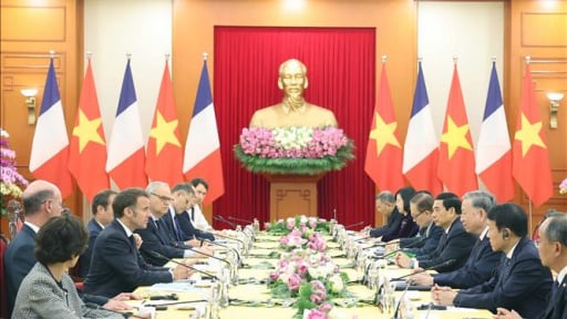 Việt Nam - Pháp nhấn mạnh tầm quan trọng đạt được nền hòa bình toàn diện, công bằng và bền vững tại Ukraine