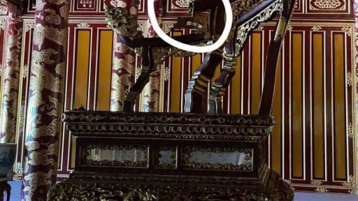 Huế dự kiến mời 11  chuyên gia xây dựng phương án phục hồi Ngai vua triều Nguyễn bị phá hoại 