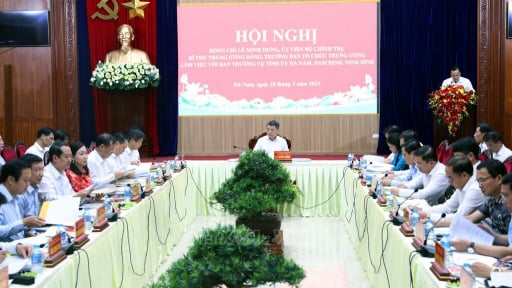 Hoàn thiện thủ tục để kết thúc hoạt động với Đảng bộ tỉnh Hà Nam, Nam Định, Ninh Bình, thành lập Đảng bộ tỉnh Ninh Binh mới