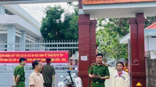 Bình Thuận: Thí sinh đi nhầm điểm thi hơn 60km được công an đưa về đúng điểm thi ban đầu