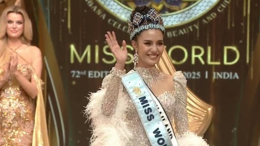 Người đẹp Thái Lan đăng quang Miss World 2025, Ý Nhi lọt Top 40
