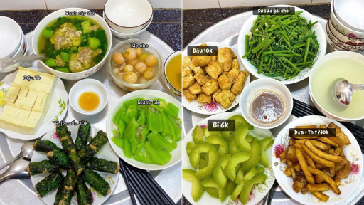 Mẹ 3 con ở Ninh Bình bật mí cách làm mâm cơm giá 45.000 đồng cho 5 người ăn khiến ai cũng ngỡ ngàng