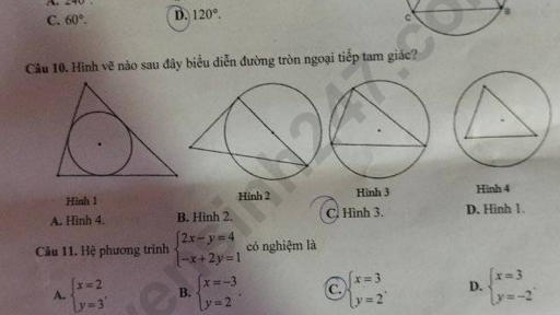 Đề thi môn Toán vào lớp 10 năm 2025 của Bến Tre có gợi ý đáp án