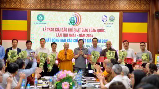 Vinh danh 36 tác phẩm xuất sắc nhất đoạt giải Báo chí Phật giáo 2024