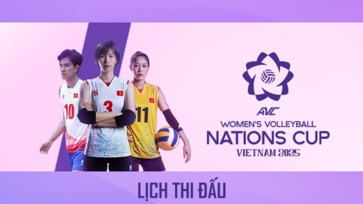 Lịch phát sóng trực tiếp giải bóng chuyền nữ AVC Nations Cup 2025 ngày 9/6