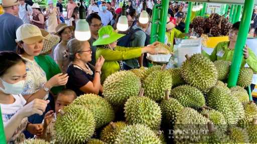 Khách kéo tới lễ hội trái cây ở Sài Gòn, bán 100 tấn sầu riêng, măng cụt… chỉ trong vài ngày