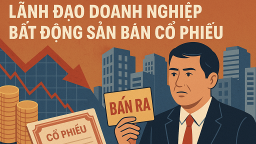 Hàng loạt sếp lớn bất động sản bán cổ phiếu vì tài chính cá nhân