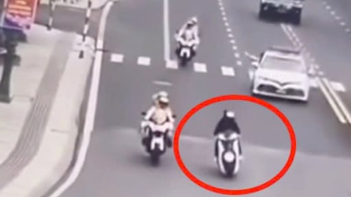 Xác minh, xử lý người điều khiển xe máy chen vào đoàn xe ưu tiên tại TP. Đà Lạt