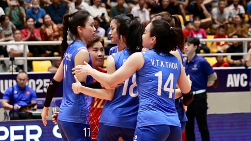 ĐT bóng chuyền nữ Việt Nam thắng áp đảo Ấn Độ, đoạt vé vào bán kết AVC Nations Cup 2025