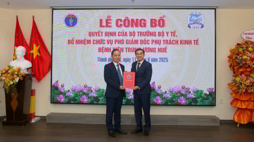 Bộ Y tế bổ nhiệm Phó Giám đốc phụ trách kinh tế Bệnh viện Trung ương Huế 