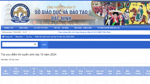 Lịch công bố điểm thi vào lớp 10 năm 2025-2026 của Bắc Ninh