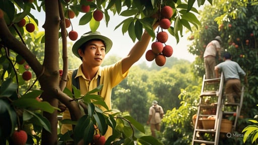 Trèo cây hái vải, nhiều người bị ngã gãy xương, đa chấn thương 