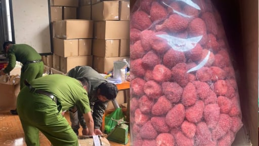 Công an Lâm Đồng tạm giữ hơn 1,6 tấn bánh kẹo không rõ nguồn gốc
