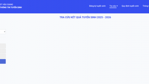 Lịch công bố điểm thi vào lớp 10 năm 2025-2026 của Hậu Giang