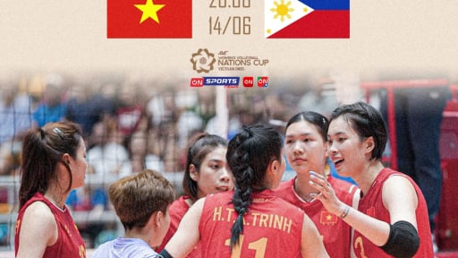 Xem trực tiếp bóng chuyền nữ AVC Nations Cup 2025: Việt Nam vs Philippines