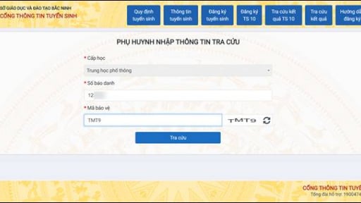 Tra cứu điểm thi vào lớp 10 năm 2025 của Bắc Ninh theo cách này nhanh nhất 