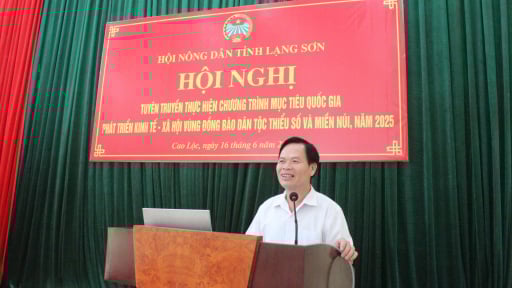 Hội Nông dân Lạng Sơn tuyên truyền Chương trình MTQG phát triển kinh tế-xã hội vùng đồng bào DTTS và miền núi năm 2025