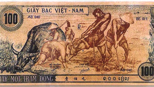 Họa sĩ nào vẽ “con trâu xanh” trên tiền Việt Nam Dân chủ cộng hòa?