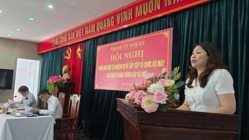 Công bố chức danh Bí thư, Chủ tịch 4 phường mới của thành phố Tam Kỳ, tỉnh Quảng Nam