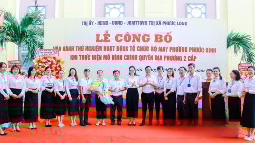 Tỉnh Bình Phước đồng loạt ra mắt Ban trù bị và vận hành thử nghiệm hoạt động bộ máy của 5 phường, xã mới
