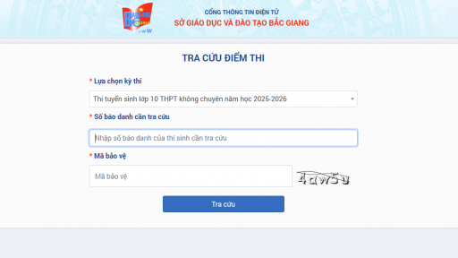 Lịch công bố điểm thi vào lớp 10 năm 2025-2026 của Bắc Giang