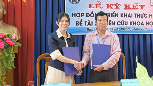 Vashna Group ký kết hợp tác với trường Cao Đẳng Bình Thuận thực hiện đề tài nghiên cứu khoa học về phương pháp thở Haama Breath