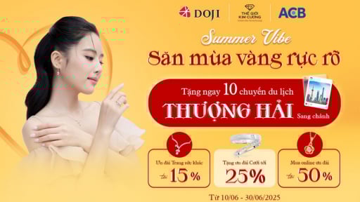 Mùa yêu rực rỡ, DOJI và Thế giới Kim Cương ưu đãi lớn cho combo trang sức cưới