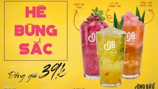Cà Phê Ông Bầu ra mắt bộ sưu tập thức uống mới