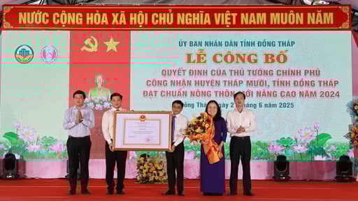 Tỉnh Đồng Tháp được Thủ tướng công nhận hoàn thành một nhiệm vụ quan trọng, khi còn 3 ngày sẽ sáp nhập với Tiền Giang thành tỉnh Đồng Tháp mới