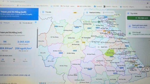 Người dân thành phố Đà Nẵng chỉ cần nhích chuột, mở điện thoại là tra cứu được bản đồ phường, xã, đặc khu 