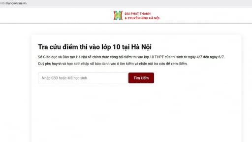 Cách tra cứu điểm thi vào 10 Hà Nội 2025 bằng tên, số báo danh, mã học sinh