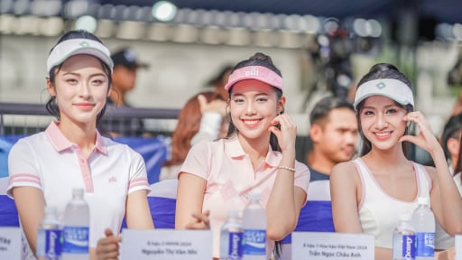Dàn hoa hậu 'đốt mắt' khán giả tại Giải Pickleball Việt Nam 2025