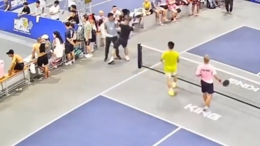 Nam VĐV cầm vợt tấn công trọng tài khi tham gia thi đấu Pickleball ở Hải Phòng