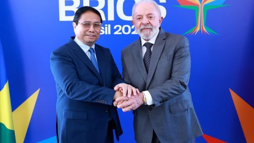 Thủ tướng Phạm Minh Chính hội đàm với Tổng thống Brazil Lula da Silva