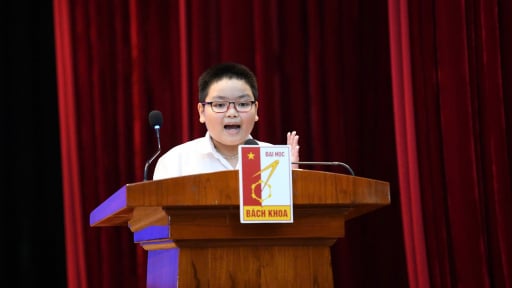 Nam sinh lớp 6 giành Huy chương Vàng thi Toán bằng Tiếng Anh: 'Em đi thi như chinh phục 'ngọn núi'