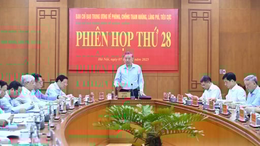 Hình ảnh Tổng Bí thư Tô Lâm chủ trì Phiên họp thứ 28 của Ban Chỉ đạo Trung ương về phòng, chống tham nhũng, lãng phí, tiêu cực
