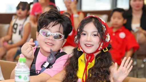 Ghến của phim 'Đi giữa trời rực rỡ' cùng Gia Nghĩa tham  Face Star Kidz 2025