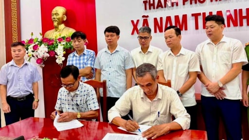 Vừa về với Hải Phòng, Chủ tịch UBND, bí thư, trưởng thôn một xã của tỉnh Hải Dương cũ cùng ký một cam kết quan trọng