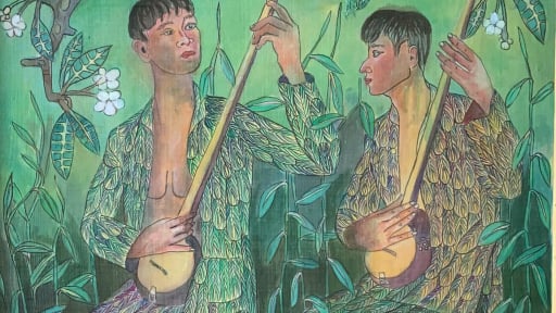 Dương Xuân Quyền: Họa sĩ duy nhất Việt Nam sử dụng hình ảnh chiếc lông công để vẽ về tình yêu đồng giới