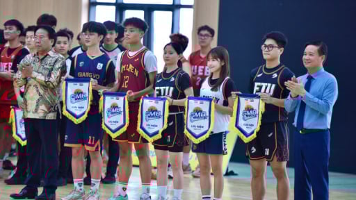 Khai mạc GMB League 2025: Sân chơi bóng rổ cho học sinh Hà Nội