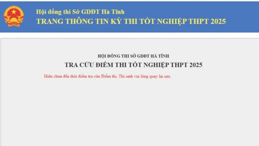 Tra cứu điểm thi tốt nghiệp THPT 2025 Hà Tĩnh nhanh nhất