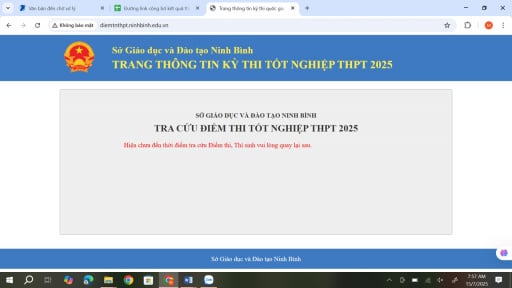 Tra cứu điểm thi tốt nghiệp THPT 2025 Ninh Bình nhanh nhất