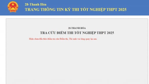 Tra cứu điểm thi tốt nghiệp THPT 2025 Thanh Hóa nhanh nhất