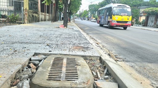 Vụ việc hố ga thoát nước nằm trên vỉa hè ở Quảng Trị: Nghiên cứu, đề xuất phương án thoát nước tối ưu