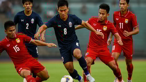 Thi đấu lấn lướt, U23 Campuchia vẫn bị U23 Lào “cưa điểm”