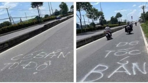 CSGT TP.HCM xử lý và phối hợp truy xét thanh niên phun dòng chữ “bắn tốc độ” trên đường Lê Quang Đạo