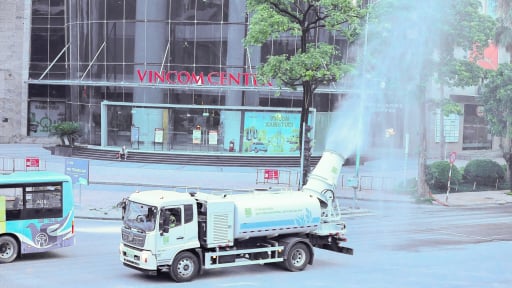 Tận mắt xem 'pháo xa sương mù' săn lùng và 'áp chế' bụi mịn PM2.5