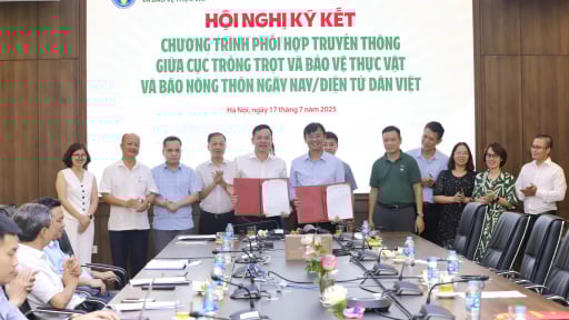 Cục Trồng trọt và Bảo vệ thực vật và Báo Nông thôn Ngày nay/Dân Việt ký kết chương trình hợp tác truyền thông