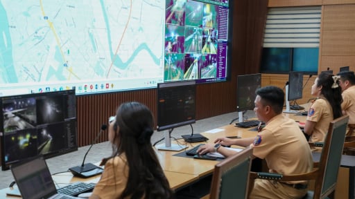 'Đột nhập' trung tâm chỉ huy ứng dụng camera AI thay CSGT, gửi thông báo vi phạm trong vòng 2 giờ